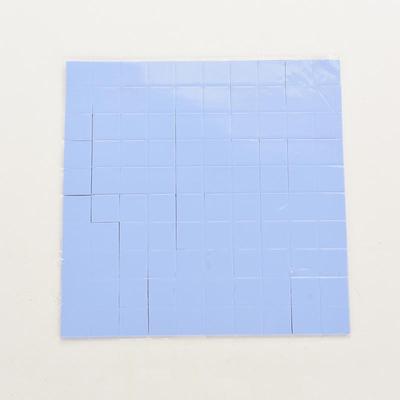 100Pcs 10X10X1Mm Silicon Chip Thermal Pad Heatsink Conductive Insulation Paste