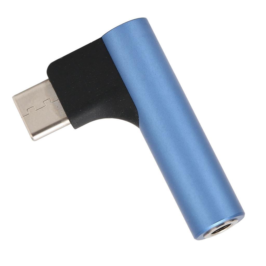USB C to 3.5mm Sound Headphone   Adapter Type C     Stereo Mic HiFi Right Angle Dongle for Earphone