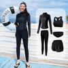 2025 Dames Slank Makende Zonbescherming Wetsuit: Zwemkleding met lange mouwen en broek voor surfen