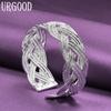 925 Sterling Silver Open Woven Bracelet Fashion Jewelry