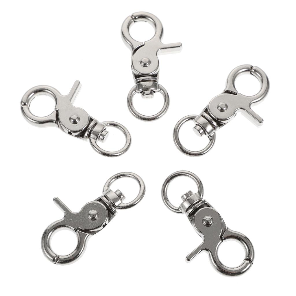 5 Pcs Birdcage Lock Buckle Lobster Clasp Door Locks Useful Snap Hooks Parrot Safety Buckles Birds Accessories