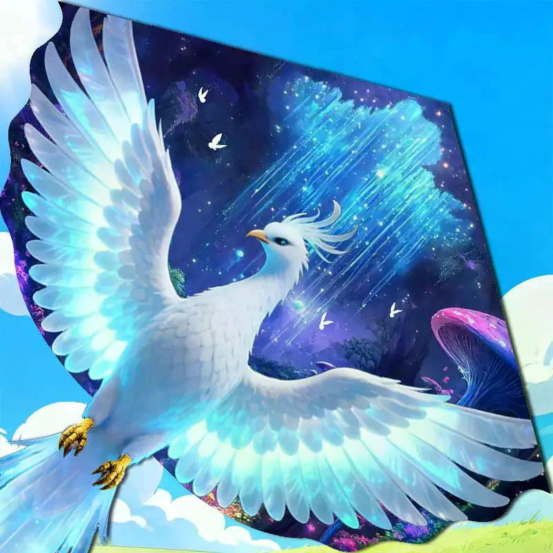 Chinese Style Phoenix Kite For Adults Kids Large Easy To Fly Kite With Long Tail For Outdoor Park Beach Activities