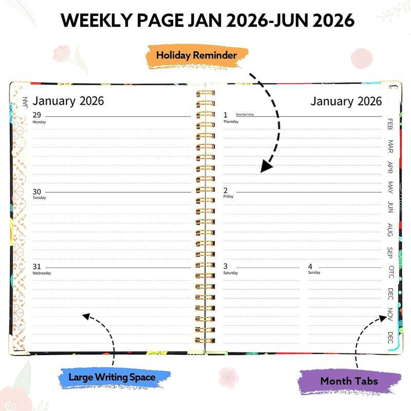 Spiral Coil Planner Notebook - B 93312 A5 Diary