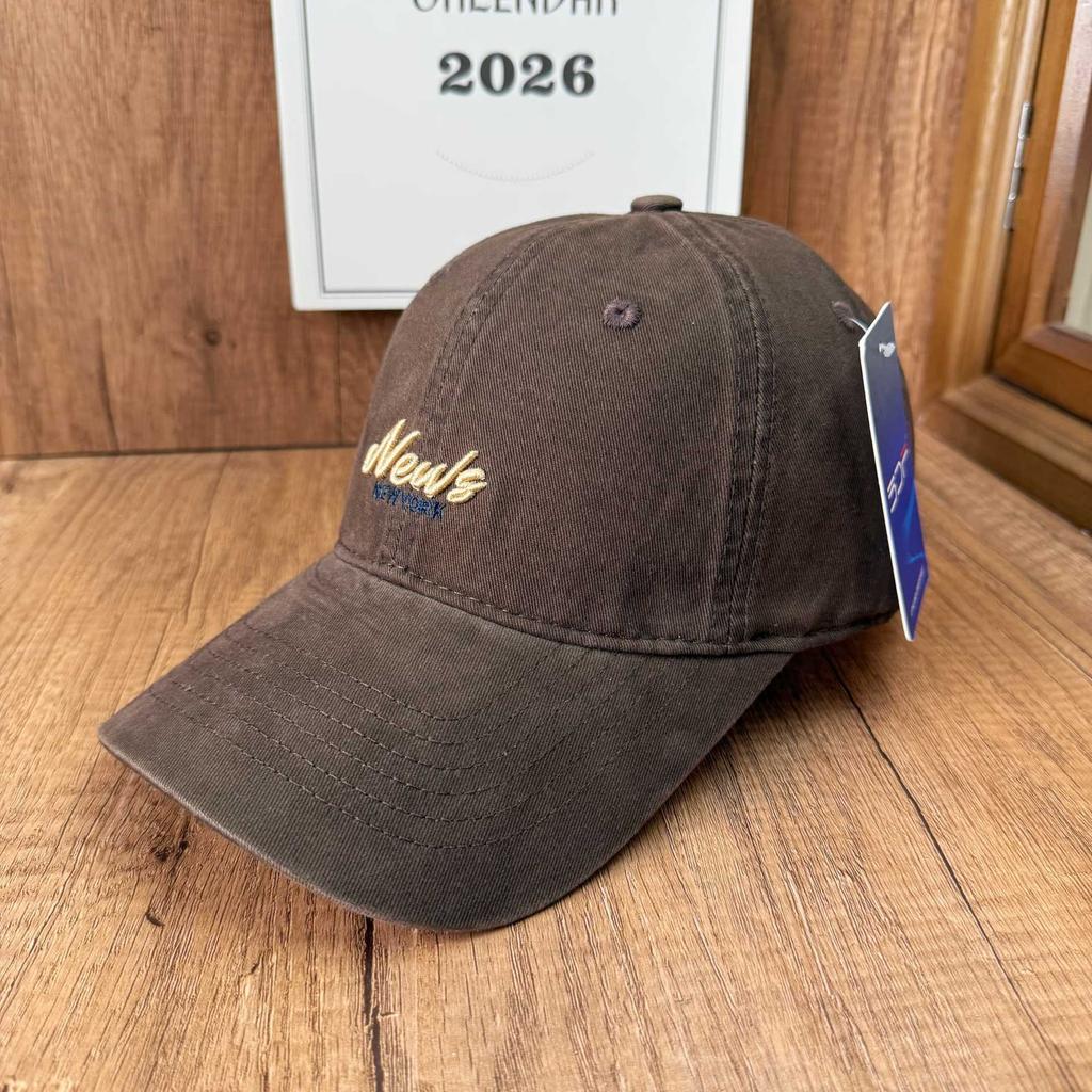 Daily cap washed old English embroidery baseball cap street travel retro style men and women tide
