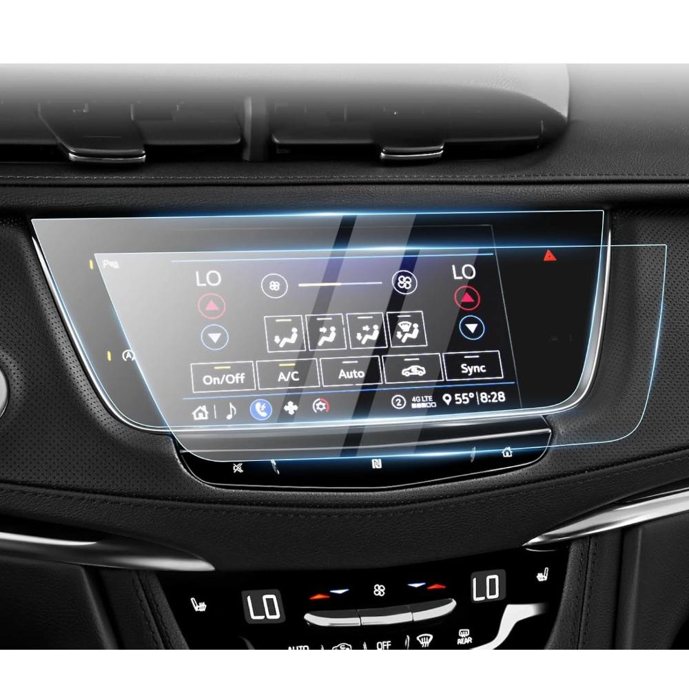 8 Inch For Cadillac XT5 XT6 2017-2025 Car Navigation Screen Accessories Tempered Glass Scratch Resistant Protector Film A