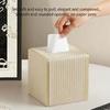 Leather Tissue Box Case With Sturdy Construction Ideal For Household And Commercial Use