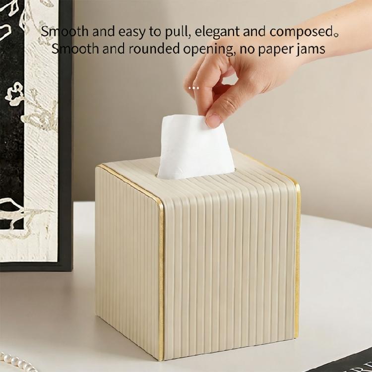 Leather Tissue Box Case With Sturdy Construction Ideal For Household And Commercial Use