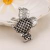 Keychain Pendant Sparkling Rhinestones Mouse Shape Charm Key Chain Strong Lobster Clasp Multi-Functional Key Holder