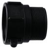 IBC Tote Fittings Plastic IBC Tote Adapter 2 Inch Black Ton Bucket Joint Accessories Filament Tank Adapter Tote Connector