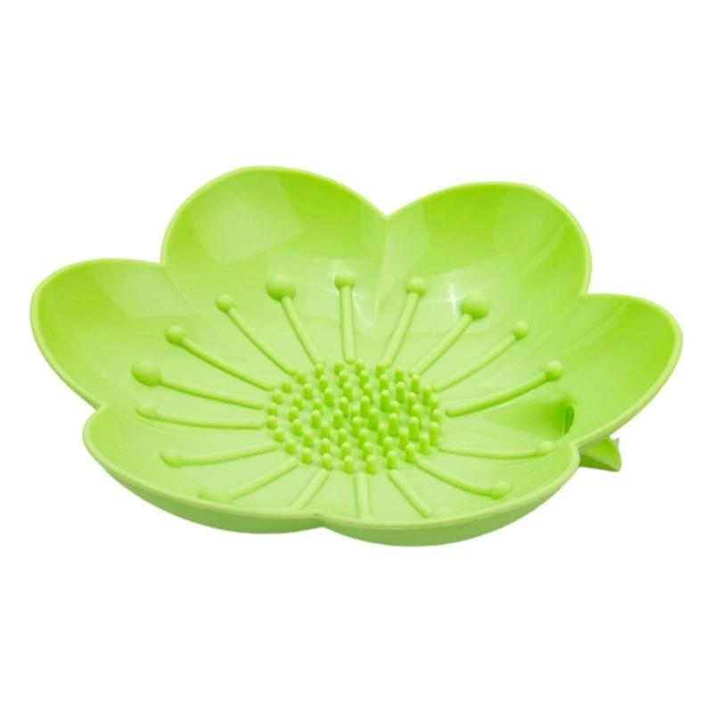 Silicone Soap Storage Rack With Drain For Fast Drainage Keep The Soap Dry Soap Dish Creative Soap Dish зелёный