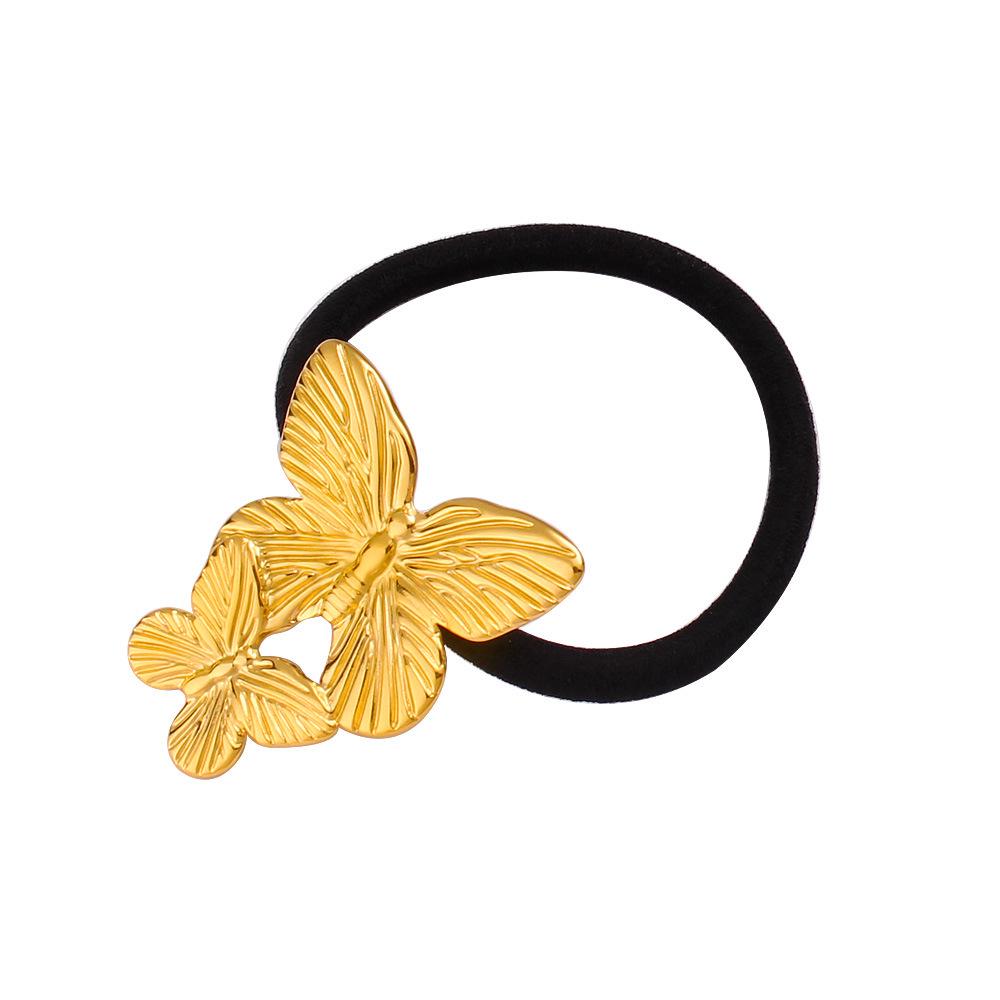 Elegant Retro Butterfly Hair Tie: Stylish Japanese & Korean Inspired Ponytail Accessory for Women