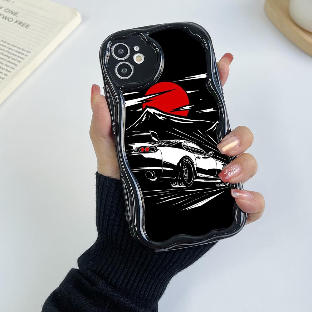 Ae78 Fashion Car Pattern Design Art Ochronne etui na telefony do Xiaomi Poco X5 F6 Redmi Note 13 12 11 Pro 13C 12C A3 Huawei Honor Wave TPU Tylna obudowa