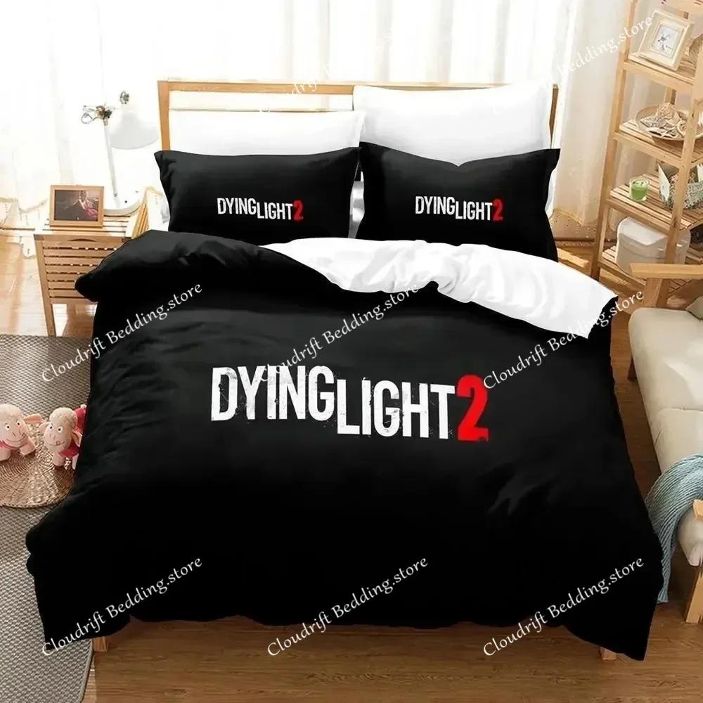 New DYING LIGHT 2 Bedding Set Single Twin Full Queen King Size Bed Set Adult Kid Bedroom Duvet cover Sets 3D Print Game Anime026