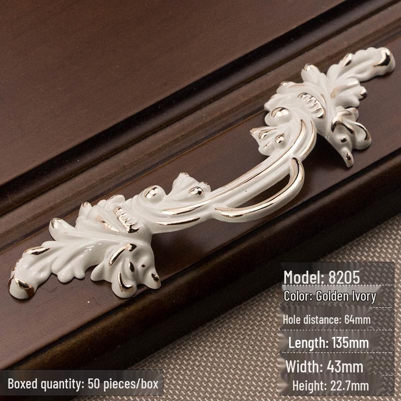 Antique Ivory Cabinet and Wardrobe Drawer Pulls