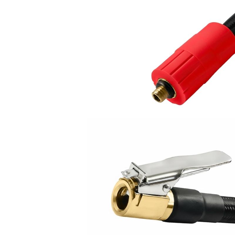 6mm Thread Air Hose Suitable for Most Inflators 100CM Flexible Tube Quick Connection Tire Inflation Accessory for Auto