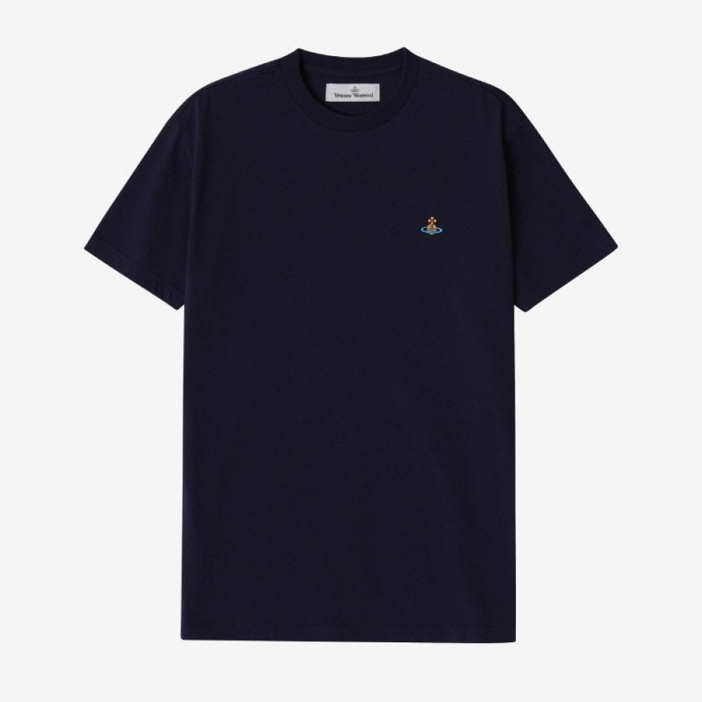 Vivienne Westwood 3g010013 J001m K410 Orb Mit Logo-Stickerei Öffentliches Kurzarm-T-Shirt