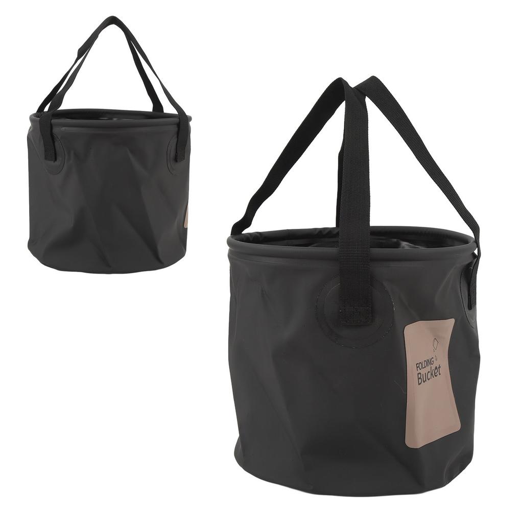 Faltbarer Eimer 10L Hochtemperaturbeständig Tragbarer Faltbarer Wassereimer mit Griff für Camping Angeln Picknick