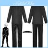 Traje de Cosplay de Alta Qualidade de Jujutsu Kaisen Gojo Satoru Com Peruca Chique Para Halloween e Festas