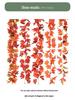 Autumn Festival Maple Leaf Vine Display: Fake Leaves for Halloween & Decorative Scenery