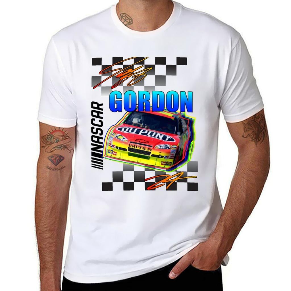 Jeff Gordon TShirt Basic Short Sleeve Cotton Blend TShirt