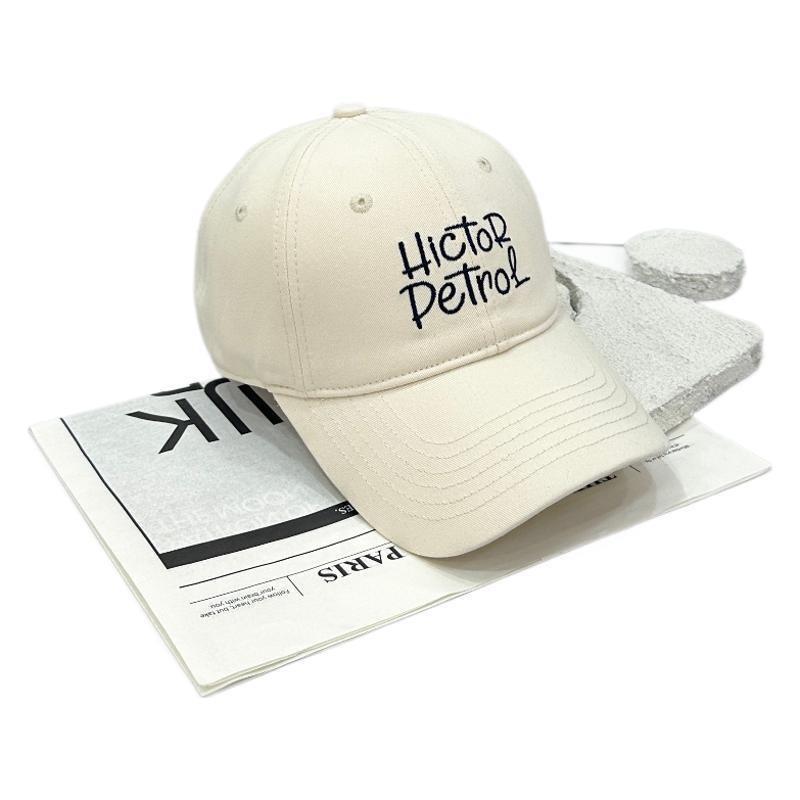 Retro cotton embroidered versatile baseball cap spring and summer hat women's versatile fashion sunshade cap new hat