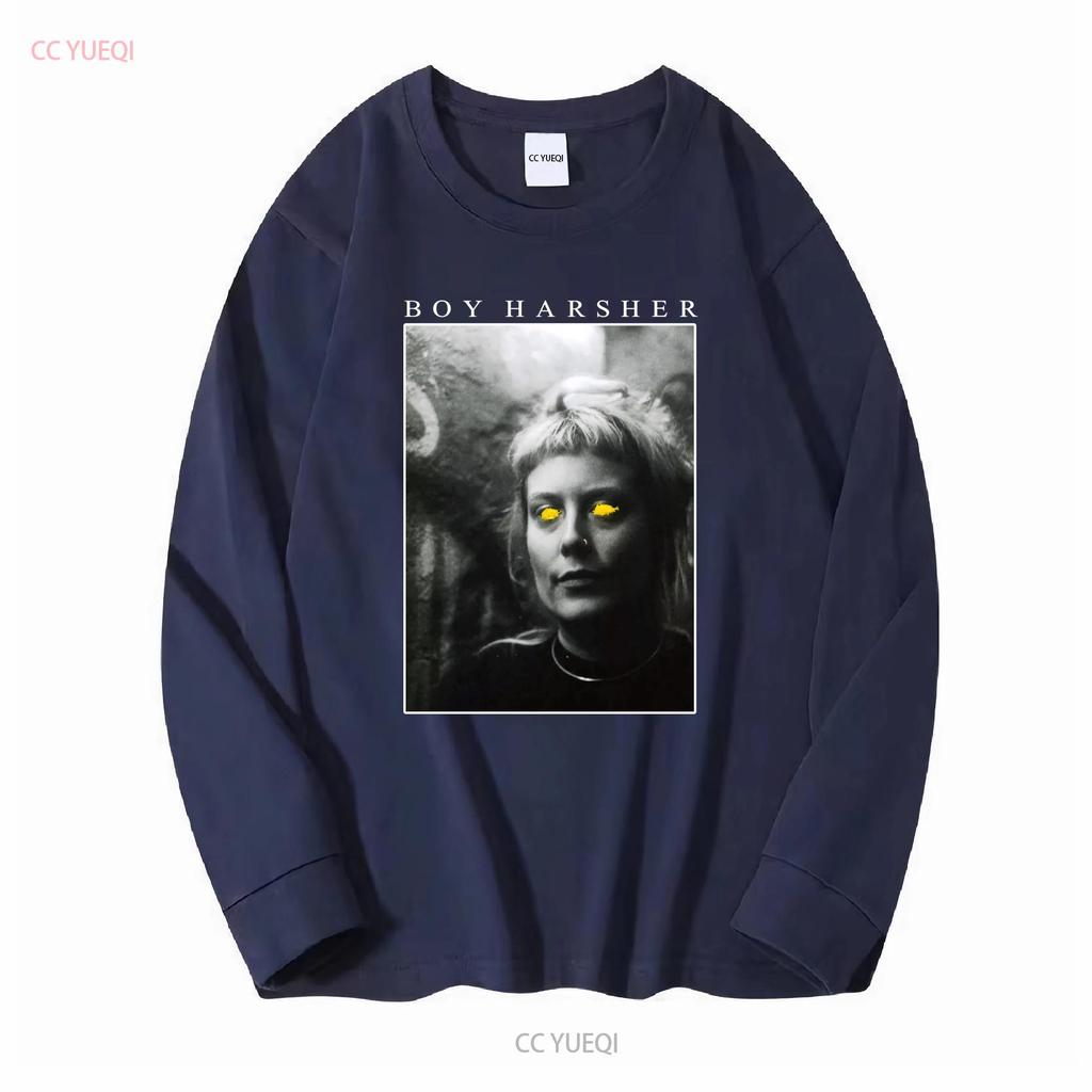 Boy Harsher band poster T shirt black All sizes S to 5Xl TA3148 vintage Washed Slightly Stretched Versatile streetwear Casual