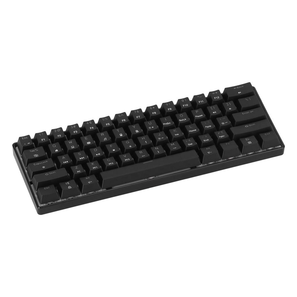 MAGICREFINER Mechanical Keyboard NKey Rollover 61 Keys Mini RGB Gaming Keyboard With 1.6 Meters