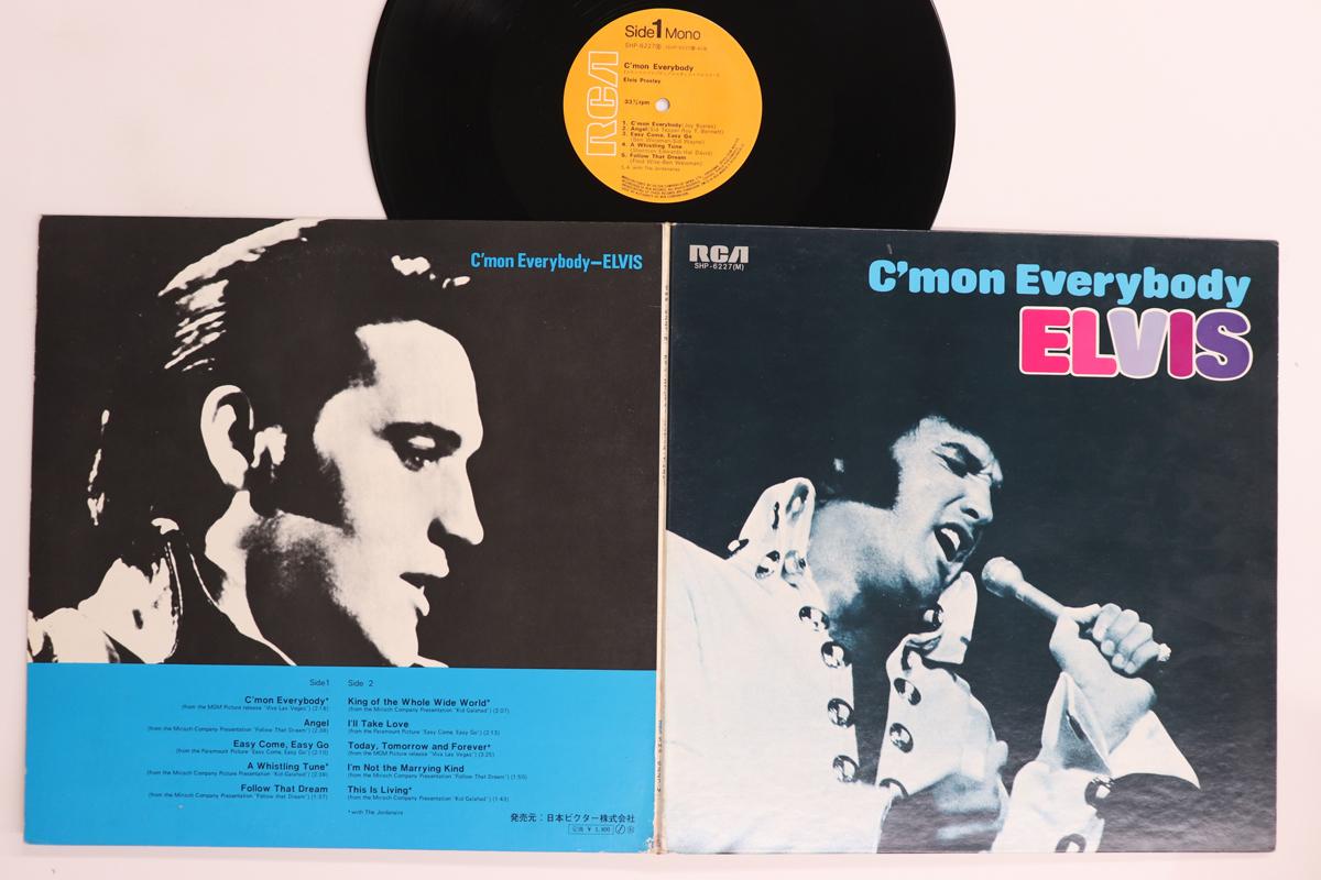 

LP Record ELVIS PRESLEY - C mon Everybody SHP6227 RCA 1971 Japan Rock Used