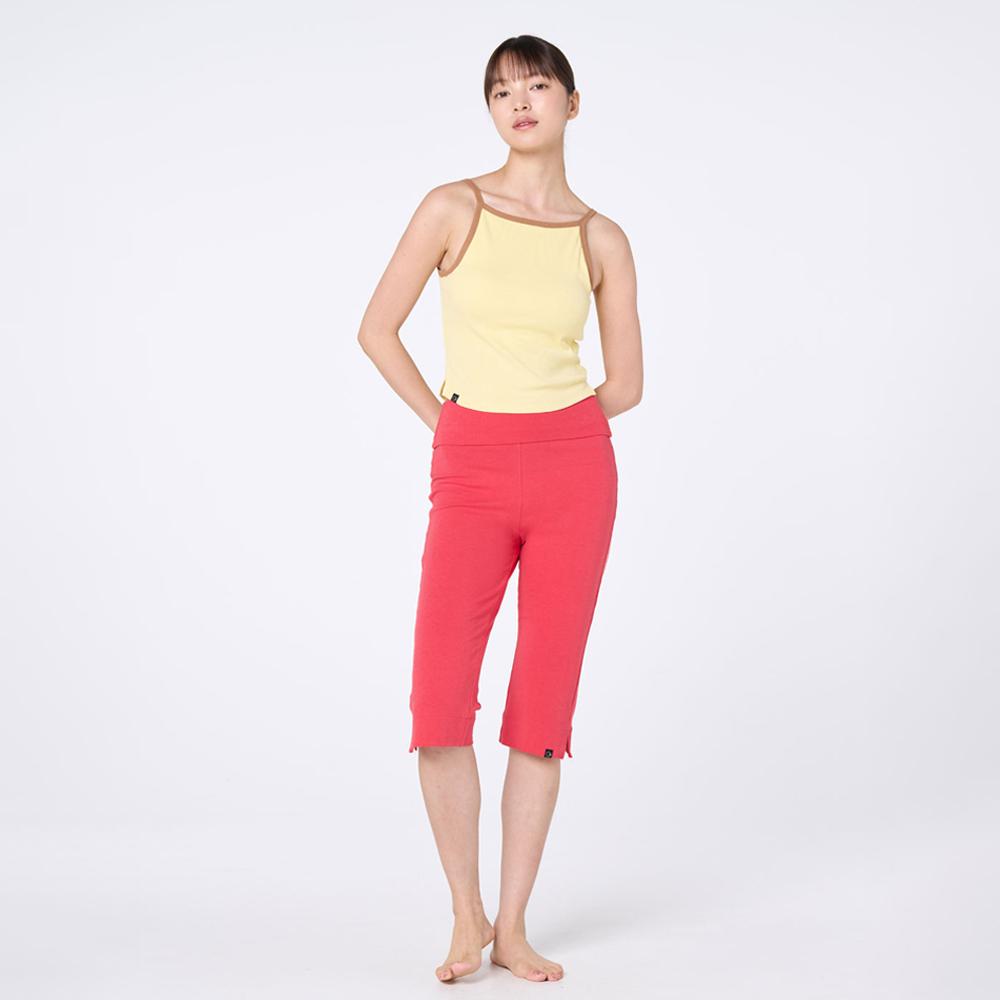 OZEZ Ozpo8006 Cotton Modal Capri Pants - Red