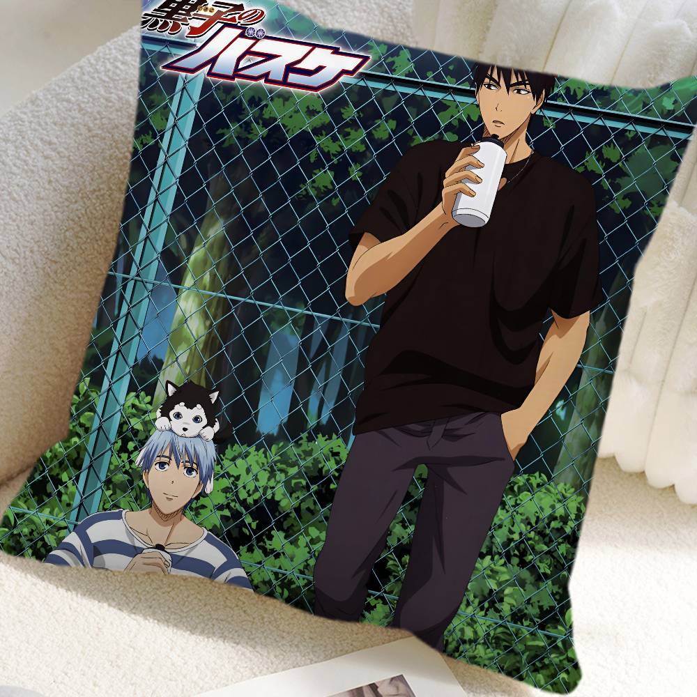 Sports Anime Kurokos Basketball Pillow Case Square Pillow Bedroom Sofa Leisure Comfort Cushion Car Home Decoration