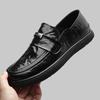2026 Autumn New Designer Loafers for Men Solid Color Men's Fashion Shoes High Quality Soft Leather Casual Shoes Man