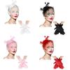 Elegant Lace Headpiece New Halloween Headbands Personality Flaring Headwear for Balls and Themed Photoshoots