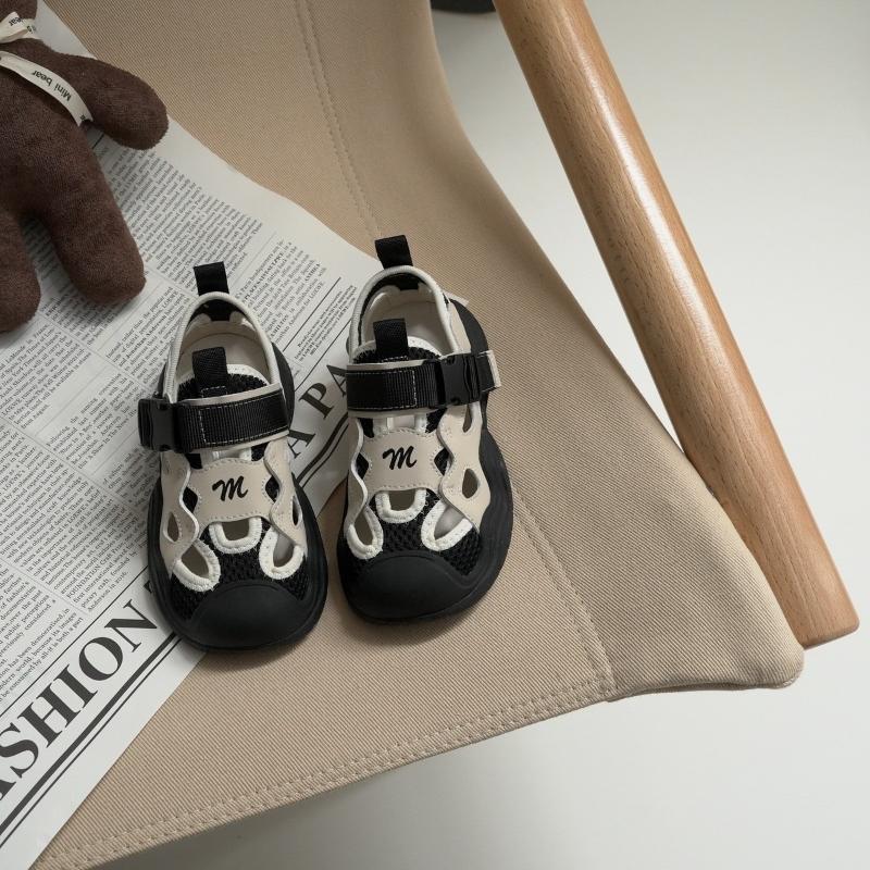 Fashion Girls' Shoes 2025 Summer New Kids Sandals Soft Soled Boys Mesh Shoes Simple Anti Slip Child Beach Shoe Zapatos De Mujer