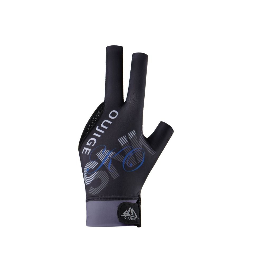 Wear-resistant Left Hand Billiards Gloves Three Finger Billiard Training Gloves  Training Equipment