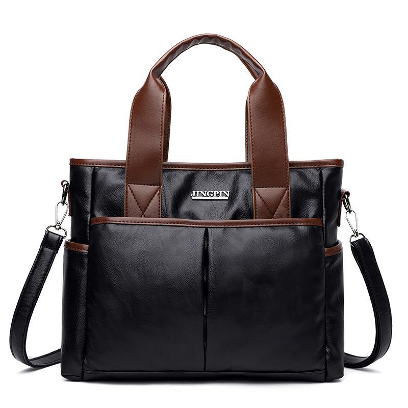 Large Capacity Single Shoulder Tote Bag for Women, Fashionable and Versatile Hand-held Crossbody Bag