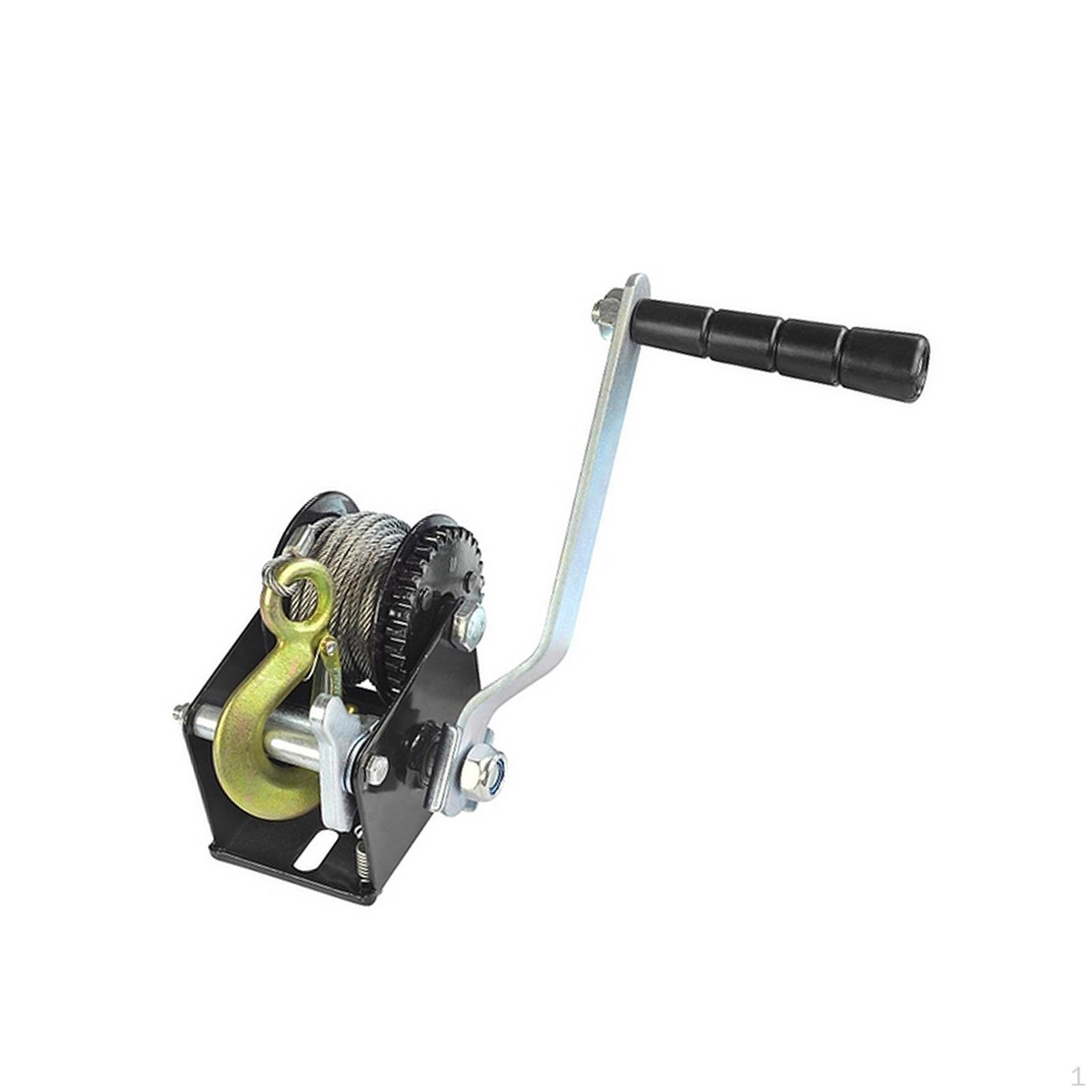

Manual Hand Winch 500lbs Practical Attachments Simple to Use Repair Replacement Parts Spare Cable