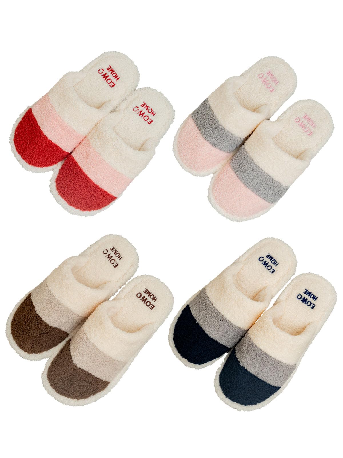 

Теплые тапочки для холодной погоды в помещении, стильные и милые для мужчин и женщин, 4 бесплатных [37,2℃ Субфебрильная температура] ноги, моющиеся, использовать, (Набор цветов, Размер)