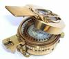 Solid Brass British Prismatic Engineer's WW2 Compass Replica | Antique Nautical British Prismatic Military Vintage Pocket Compass |Best Gift