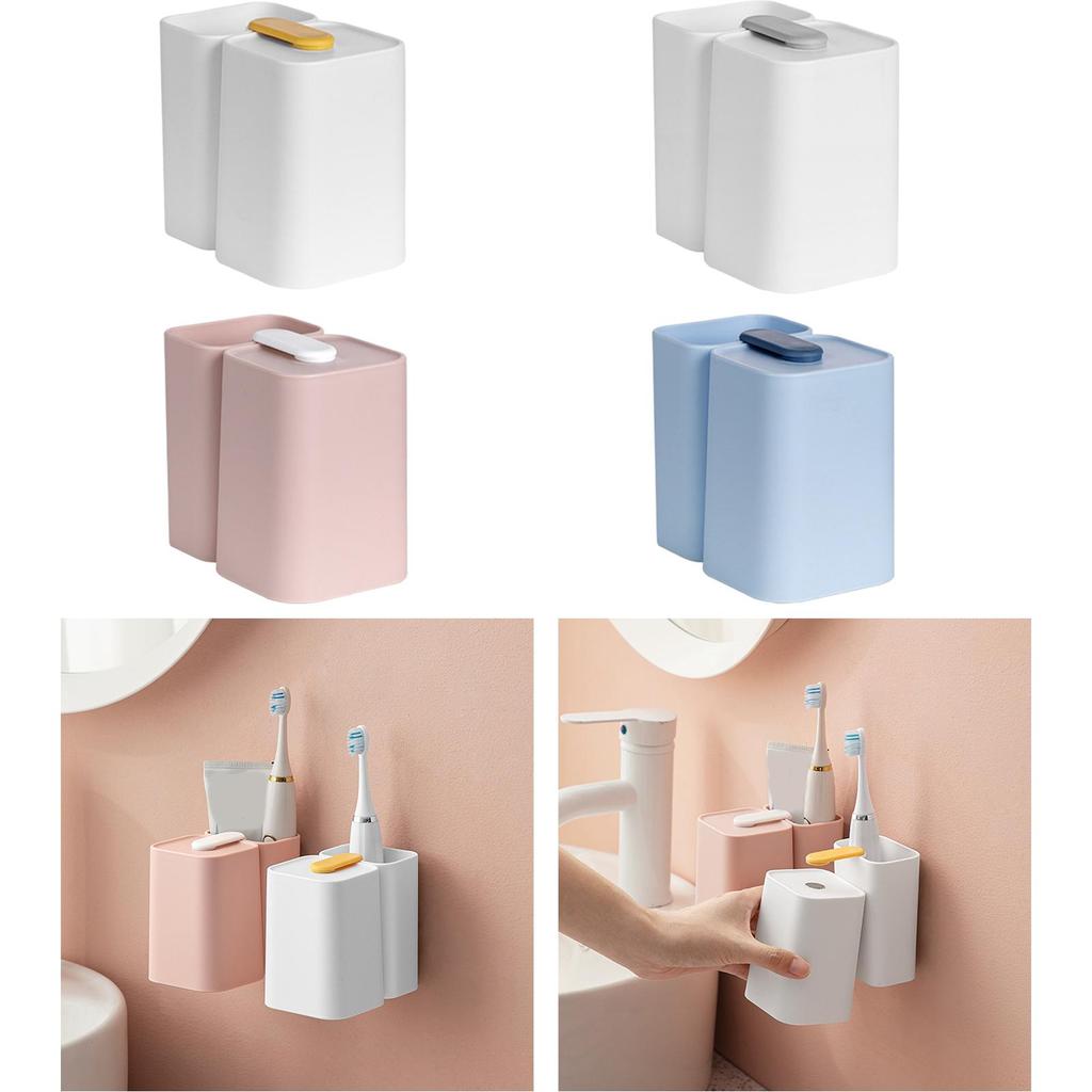 Toothpaste Adsorption Storage Makeup Mouthwash Cup for Toilet Home
