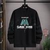 Crew Neck Sweater Boys Teen Trend Print Student Long Sleeve Tt-shirt Bottoming Shirt