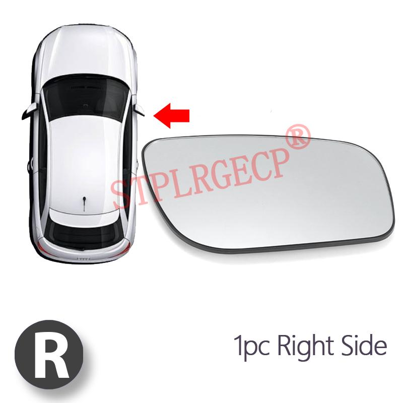 Für Mercedes-Benz E-Klasse W211 S211 2006-2009 Links Rechts Tür Seitenflügel Spiegelglas Beheizt Klar Rückansicht Rückspiegel LH RH