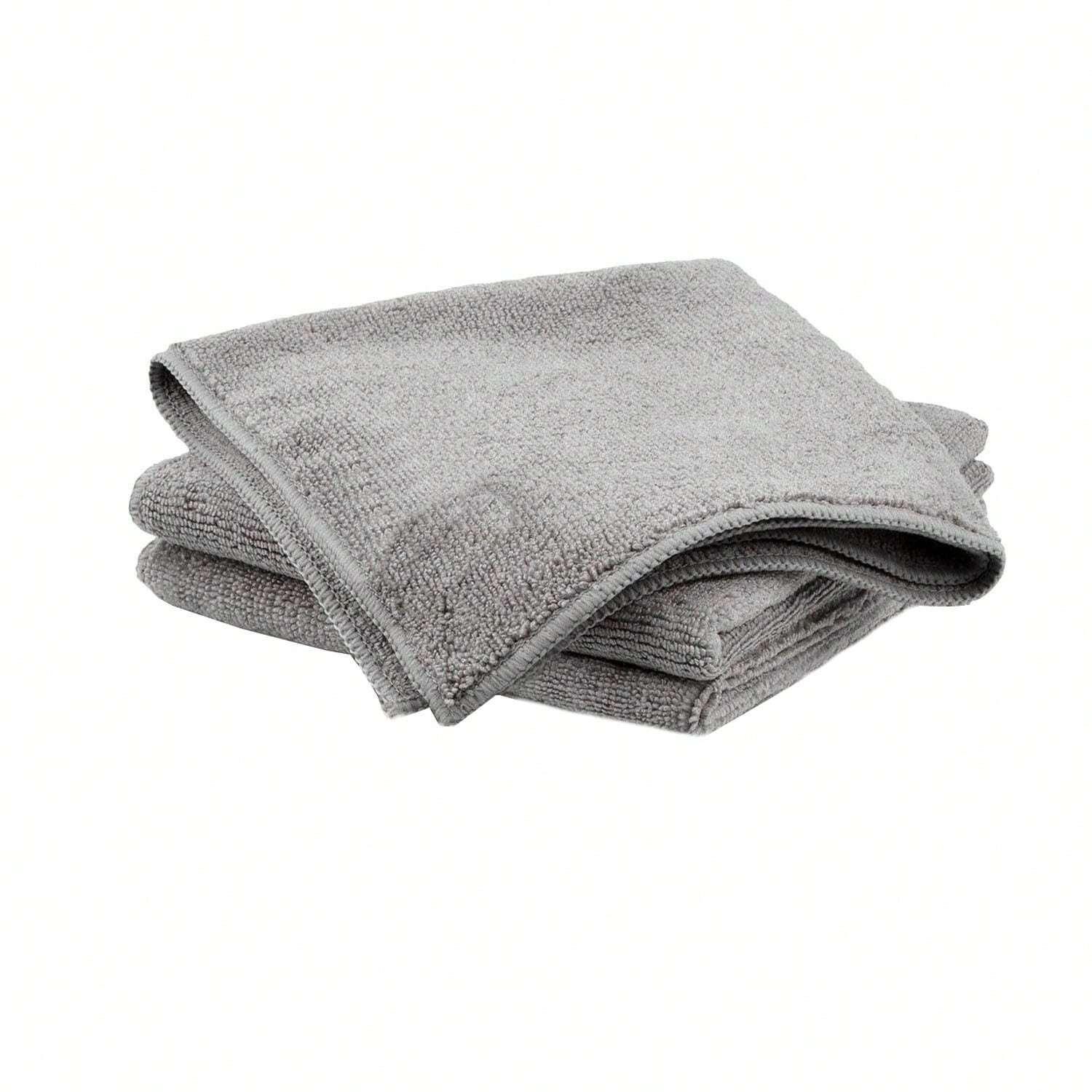 

5/10/20 шт. Микрофибровые полотенца для мытья посуды, тряпки для протирки окон автомобиля, утолщенные тряпки для кухни, впитывающие мягкие салфетки 5pcs серый