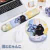 Newseego Keyboard Wrist Rest Keyboard Cute Integrated Mouse Hand Palm Memory Reduces Wrist Suitable for Gaming and Cute Cat Design & Cushion, Pad,