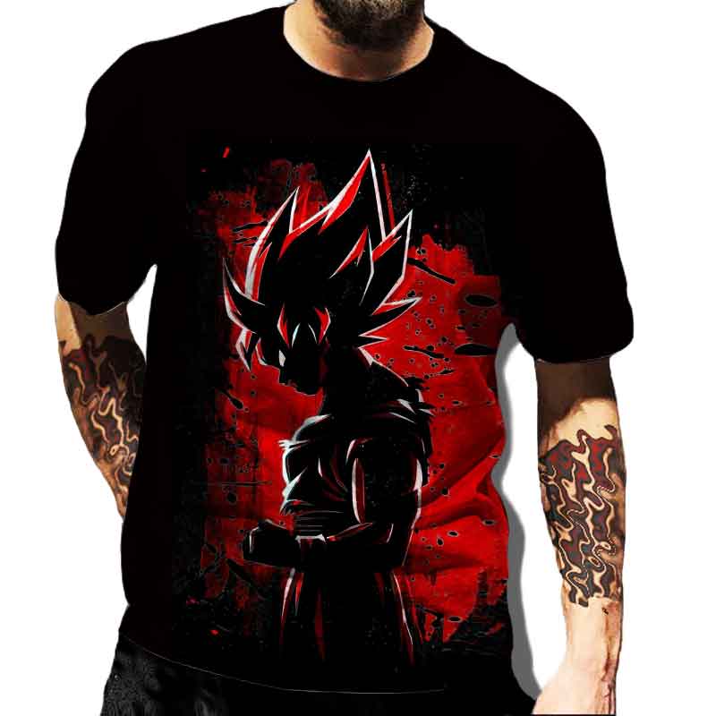 Men Clothes Dragon Ball Z T-shirt Oversized T Shirt Anime Dragon Ball T-shirts Son Goku Tops Super Saiyan Tee Boys Clothing