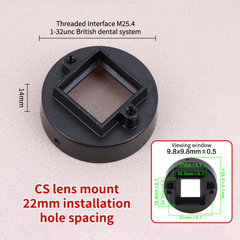 20 mm/22 mm Hulafstand Cs Gevind Objektivmontering Metalholder Ccd/Cmos Modul Objektivstander Tilbehør