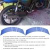 16pcs Bike Motorcycle 16-18inch Reflective Wheel Strip Stickers Decoration Accessory(Blue)