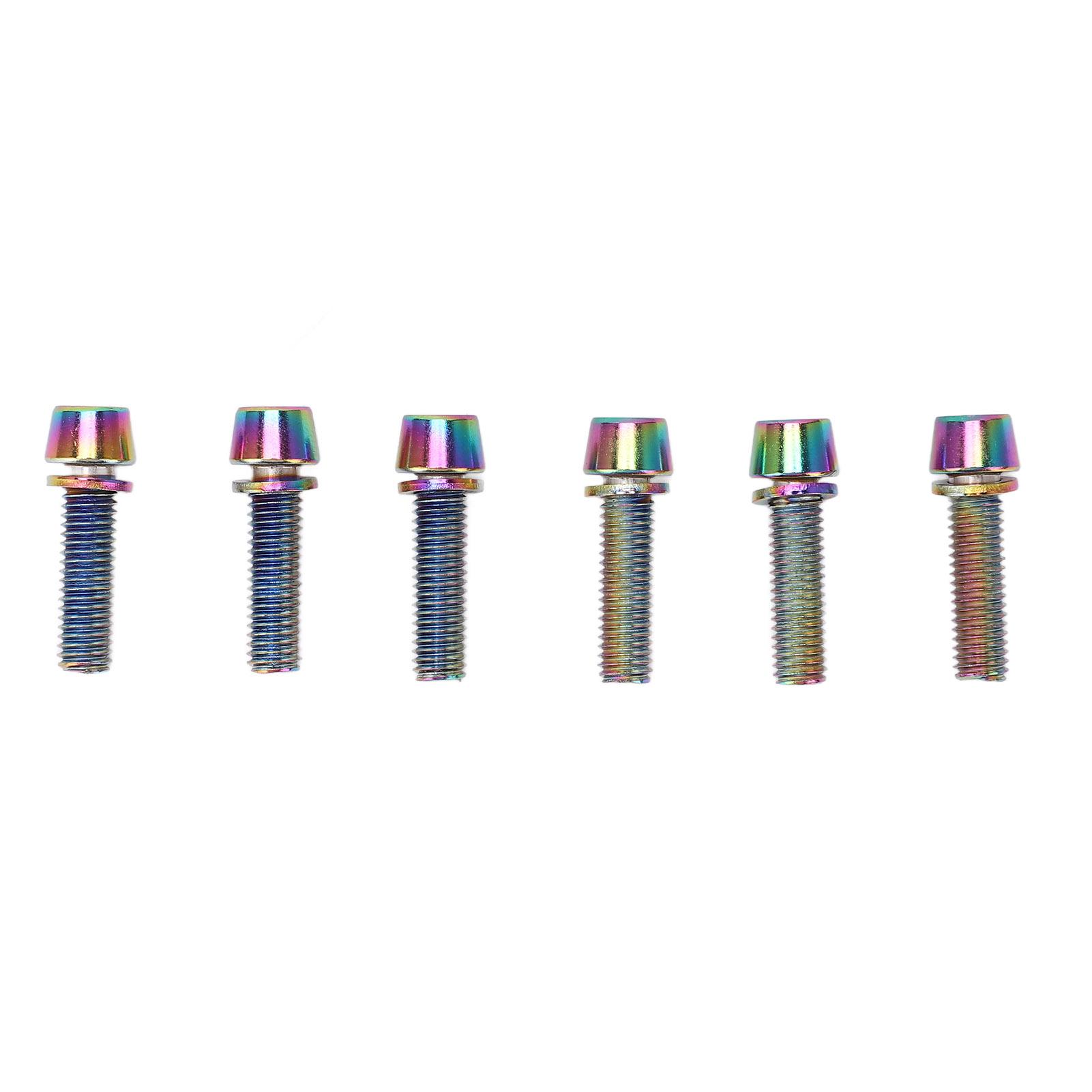 

Стальные болты для флягодержателя M5x23мм Разноцветные болты для флягодержателя для крепления к концам руля