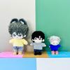 Niannyyhouse 15cm Plush Toy - Leather Shoes - Cotton Doll Shoes - Shoe Length 4.2cm - Dress-up Doll Accessory (beige + Black)