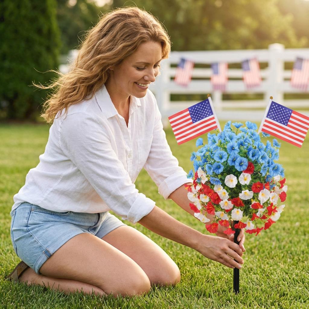 Independence Day Gardening Garden Morning  Ground Cuttings