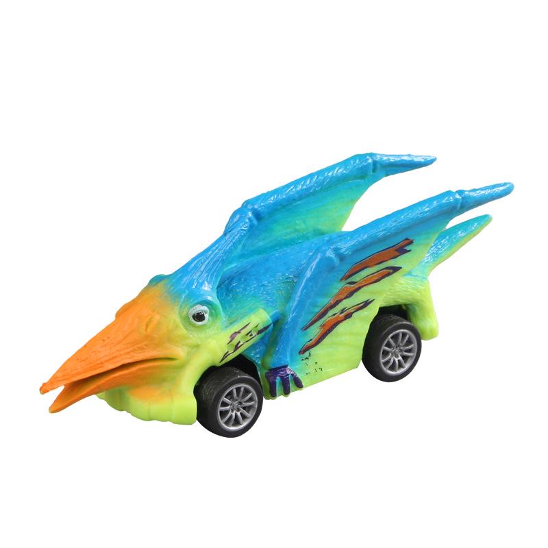 Tyrannosaurus Rex Pull-Back Car: Durable PVC Toy for Kids
